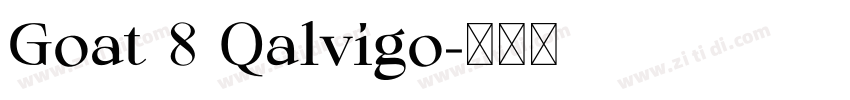 Goat 8 Qalvigo字体转换